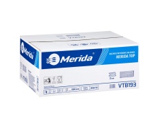 Papīra dvieļi MERIDA TOP, balti, 2 slāņu, 2860 gab. VTB193