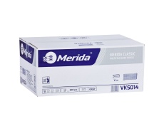 Papīra dvieļi MERIDA CLASSIC, pelēki, 1 slāņa, 5000 gab. VKS014