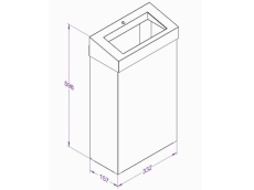Atkritumu tvertne 27 l KSM106